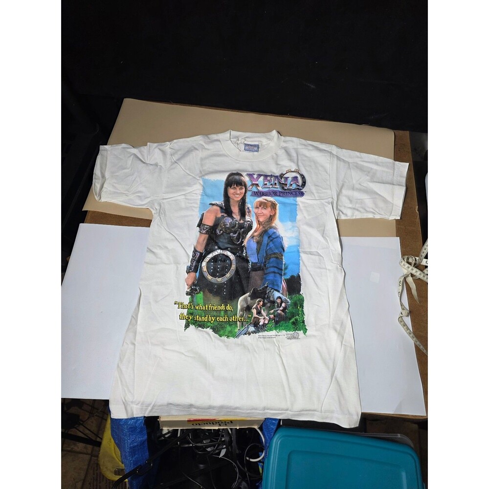 Vintage 1997 Xena Warrior Princess Gabrielle & Xena T-Shirt XL AllSport U